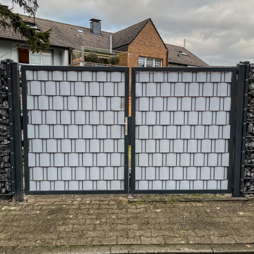 Doppelflügeltor anthrazit